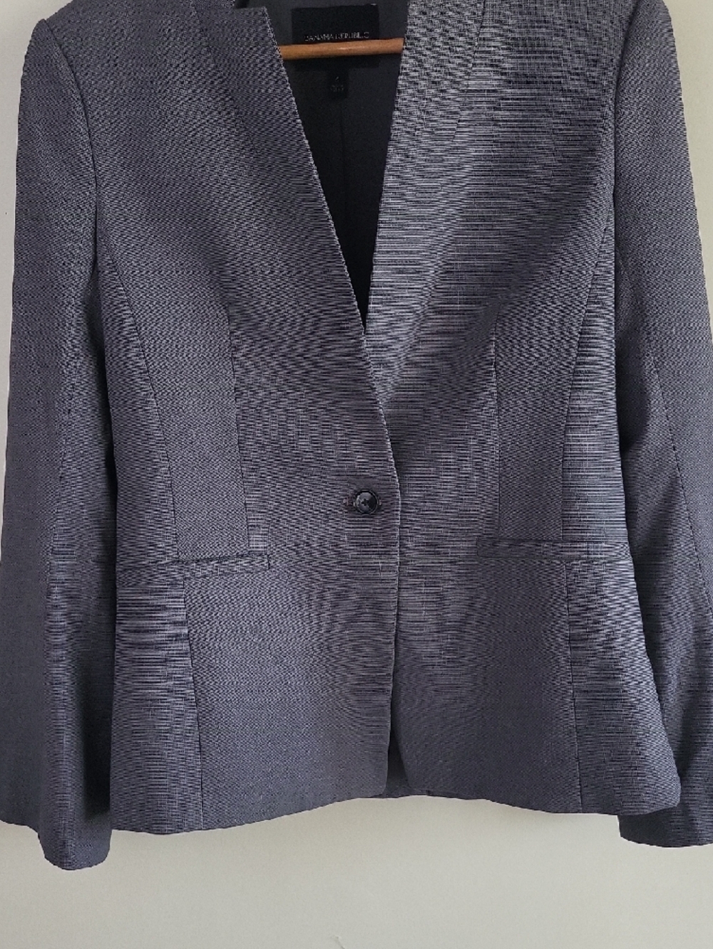 Banana Republic Charcoal Gray Blazer